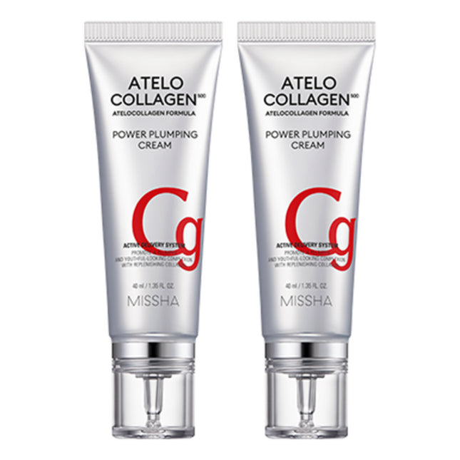 MISSHA  ATELOCOLLAGEN 500 POWERFUL PLUMPING CREAM, 40ML, 2PCS
