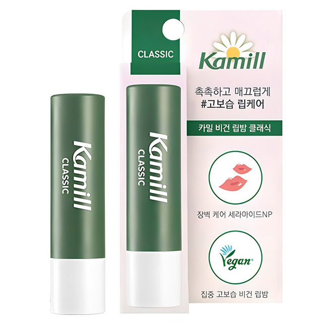 CAMILLE  VEGAN LIP BALM CLASSIC GREEN FLORAL SCENT 4.2G 1PC
