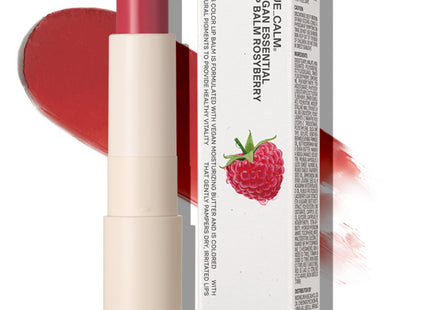 HUUCAM  Vegan Essential Lip Balm, Rosy Berry, 3.8g, 1 count