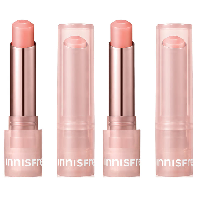 INNISFREE  Dewy Tint Lip Balm, Baby Pink, 3.2g, 2 Count