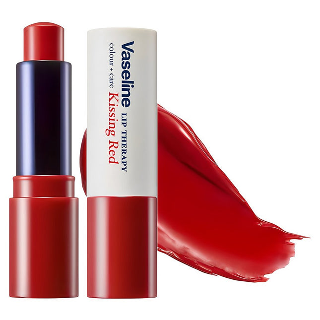 VASELINE  Lip Therapy Color Care Lip Balm, 01 Kissing Red, 4.2g, 1 count