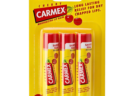 CARMEX  Moisturizing Lip Balm Stick 3pk Cherry 12.75g 1 Pack