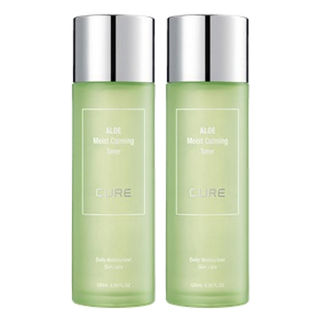 KIM JEONG MOON ALOE  Cure Aloe Moist Calming Emulsion, 130ml, 2 Count