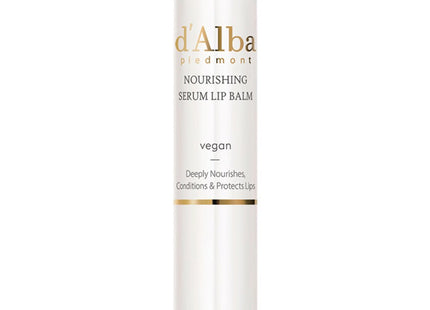 D'ALBA White Truffle Nourishing Serum Lip Balm, Clear, 3.6g, 1 Count