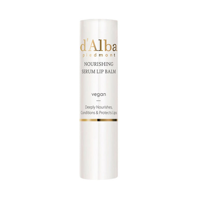 D'ALBA White Truffle Nourishing Serum Lip Balm, Clear, 3.6g, 1 Count