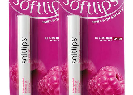 SOFLIPS  Lip Balm Raspberry 2g 2-Pack