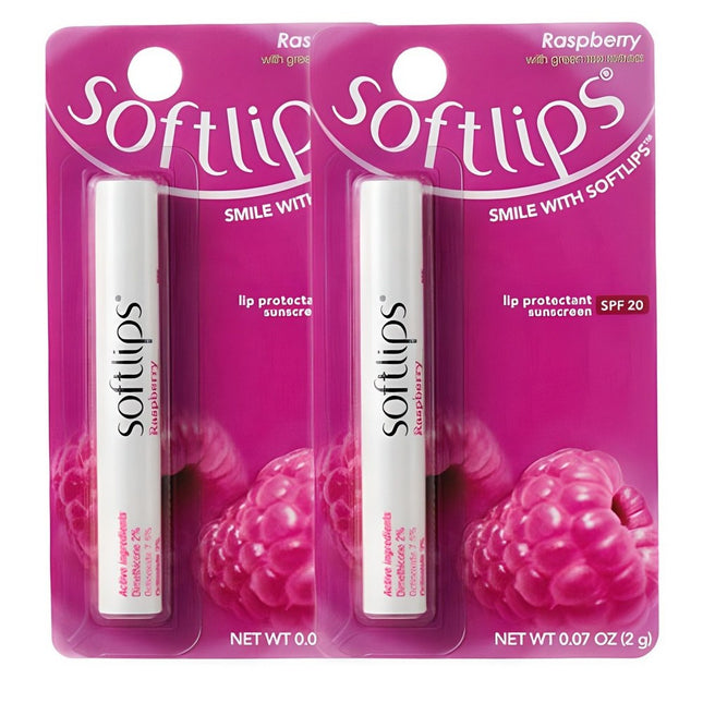 SOFLIPS  Lip Balm Raspberry 2g 2-Pack