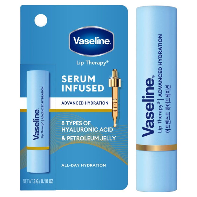 VASELINE  Lip Therapy Advanced Hydration Lip Balm, Uncolored, 3g, 1 Count