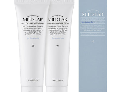 MILD LAB Daily Calming Moisture Cream, 80ml, 2 Pack