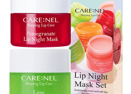 CARE:NEL Lip Night Mask Lime 5g + Pomegranate 5g, 1 Pack