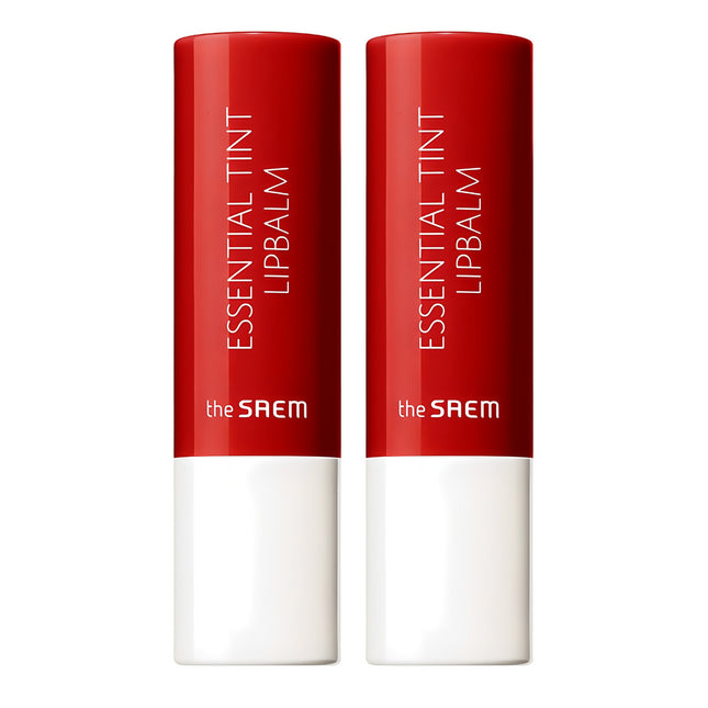 THE SAEM The Saem Jeju Water Essential Tint Lip Balm RD01 4g 2pcs