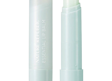 NATURE REPUBLIC  Essential Lip Balm, 01 Peppermint, 3.2g, 1 Count