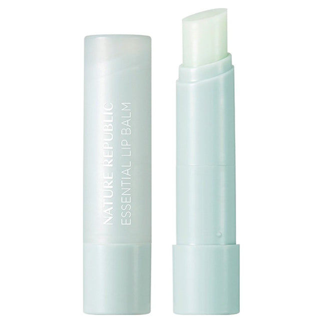 NATURE REPUBLIC  Essential Lip Balm, 01 Peppermint, 3.2g, 1 Count