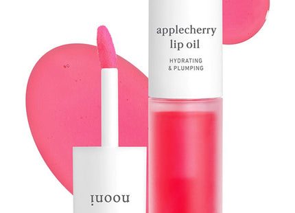 NUNU  Apple Lip Oil, Apple Cherry, 3.7ml, 1 count