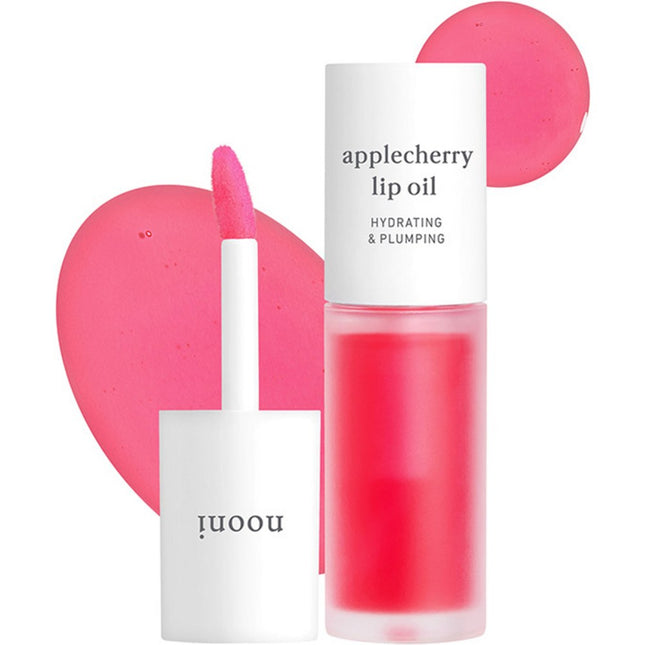 NUNU  Apple Lip Oil, Apple Cherry, 3.7ml, 1 count