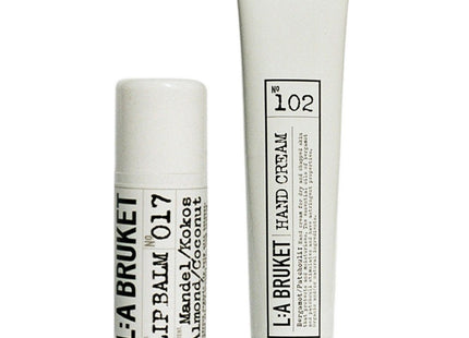 LABOURQUETTE  Lip Balm Almond Coconut 14g + LAB Hand Cream Bergamot Patchouli 70ml, 1 Set