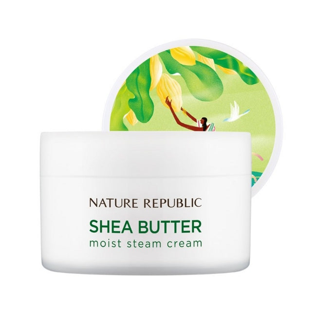 NATURE REPUBLIC  Shea Butter Moisture Steam Cream For Normal to Dry Skin, 100ml, 1ea