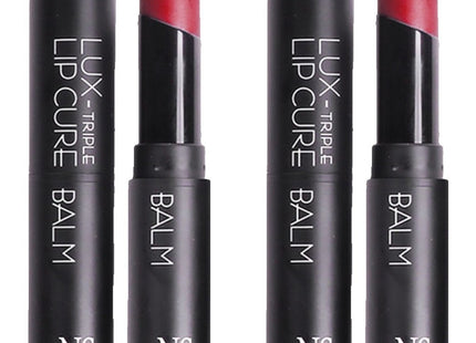 NATURAL SHINE  Lux Triple Lip Cure Balm The Man, 01 Natural, Set of 2