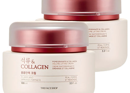 THE FACE SHOP  Pomegranate And Collagen Volume Elasticity Cream 100ml 2ea