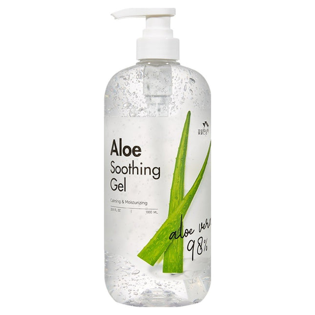 FLOWER HOLDS MAN  Real Aloe Soothing Gel 1000ml 1ea