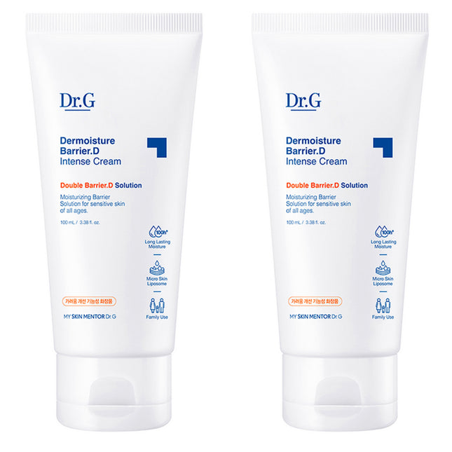 DR.G  The Moisturizer Barrier D Intense Cream 100ml 2 Pack