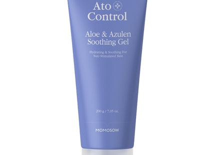 MOMO THRU Momo Thru Atocontrol Aloe & Azulene Soothing Gel / Blue Guaiaculin Sun Heat Soothing, 1 Count, 200g, 1 Count