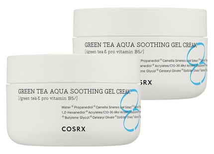 COSRX  Hydrium Green Tea Aqua Soothing Gel Cream, 50ml, 2 Count