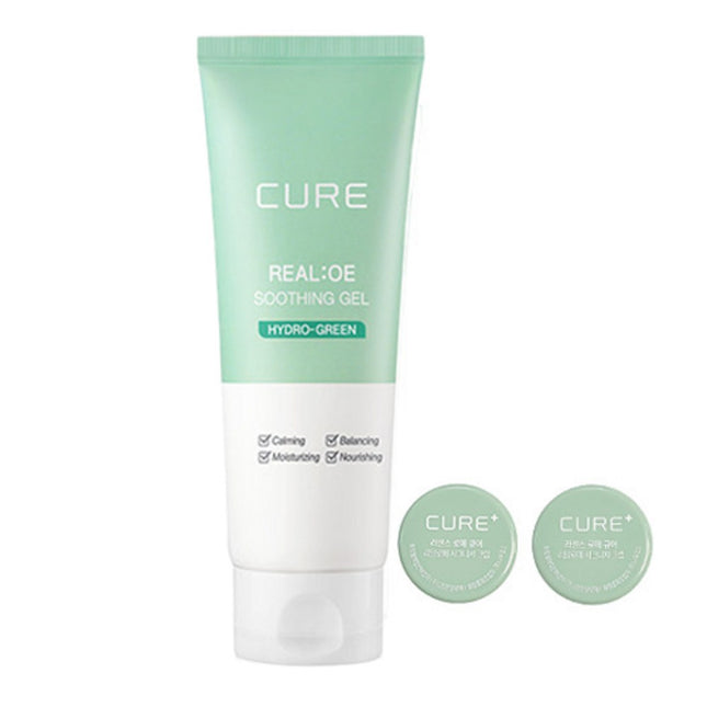 KIM JEONG MOON ALOE La Sence Aloe Cure Real Aloe Soothing Gel 150ml + 2x Cream 2p, 1 Set
