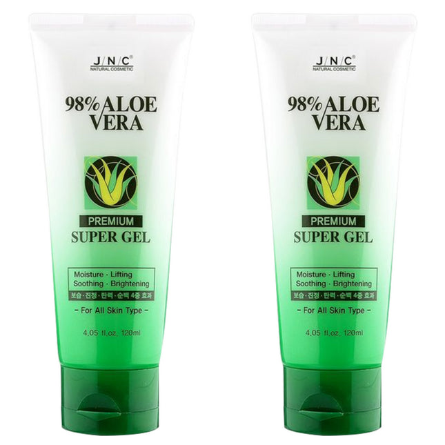 JNC  Aloe Vera Premium Super Gel, 120ml, 2 Count