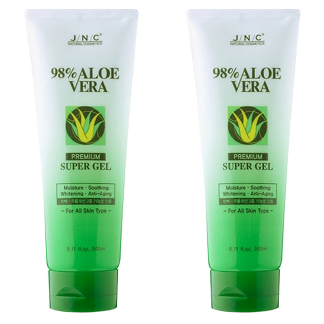 JNC  Aloe Vera Premium Super Gel, 240ml, Pack of 2