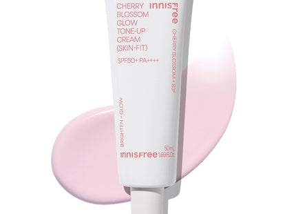 INNISFREE  Jeju Cherry Blossom Glow Skin Fit Tone Up Cream Pink 50ml 1pc