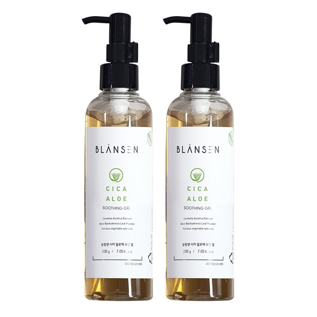 BLANCEN  Cica Aloe Soothing Gel, 200g, 2 Count