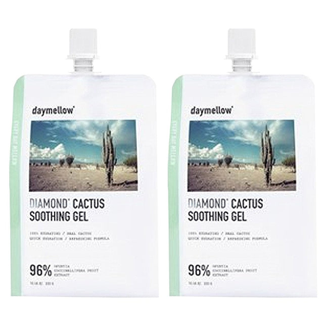 DAYMELLOR Daymellor Diamond Cactus Soothing Gel, 300g, 2 Pack
