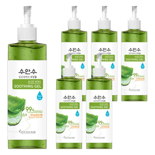 SUANSUE Suansue Aloe Vera Thermal Water Soothing Gel Pump Type, 400ml, 12 Count