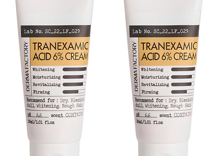 THE DERMATORY  Tranexamic Acid 6% Cream, 30ml, 2 Count