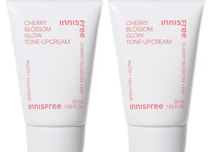 INNISFREE  Jeju Cherry Blossom Glow Tone Up Cream 50ml 2 Pack