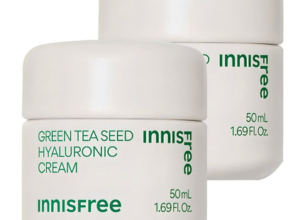 INNISFREE  Green Tea Seed Hyaluronic Acid Moisture Cream 50ml 2-Pack