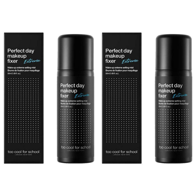 TOO COOL FOR SCHOOL Too Cool For School Perfect Day Makeup Extreme Fixer, 50ml, 2 Count