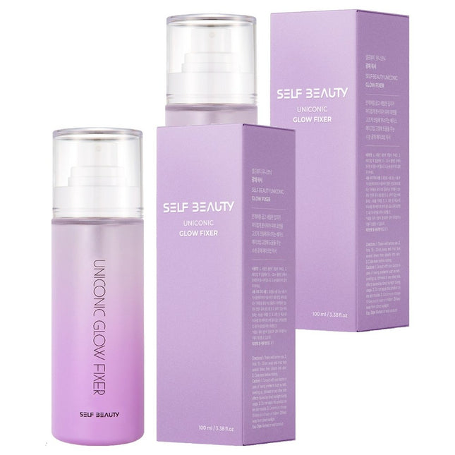 NONE COMPANY Self Beauty Unicorn Glow Makeup Fixer, 100ml, 2 Count