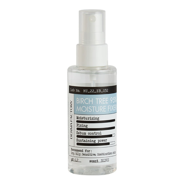 THE DERMA FACTORY  Birch 95% Moisture Makeup Fixer, 80ml, 1 count