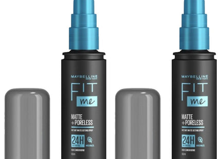 MAYBELLINE NEW YORK Maybelline Fit Me Matte Poreless Setting Spray 60ml 2 Pack