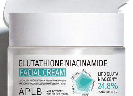 APLB  Glutathione Niacinamide Facial Cream 55ml 1 Pack