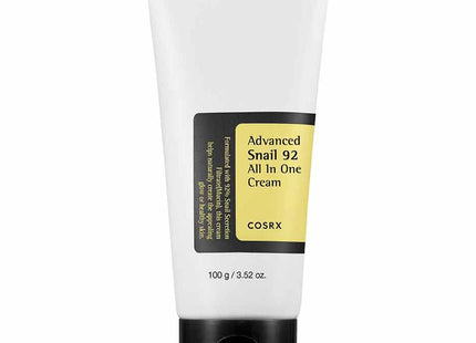 COSRX  Advanced Snail 92 All In One Cream Tube 100g 1 Count