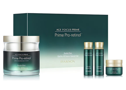 ISA KNOX  AGE FOCUS PRIME DOUBLE EFFECT EYE ALL CREAM SET, 1 SET