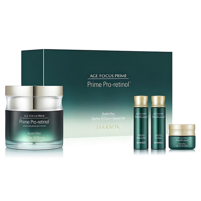 ISA KNOX  AGE FOCUS PRIME DOUBLE EFFECT EYE ALL CREAM SET, 1 SET