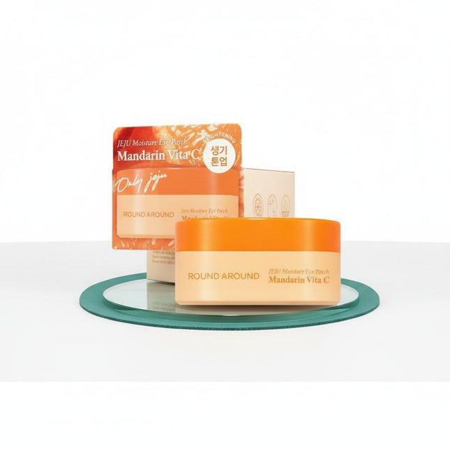ROUNDAROUND Jeju Moisture Tangerine Vita C Eye Patch 60ea