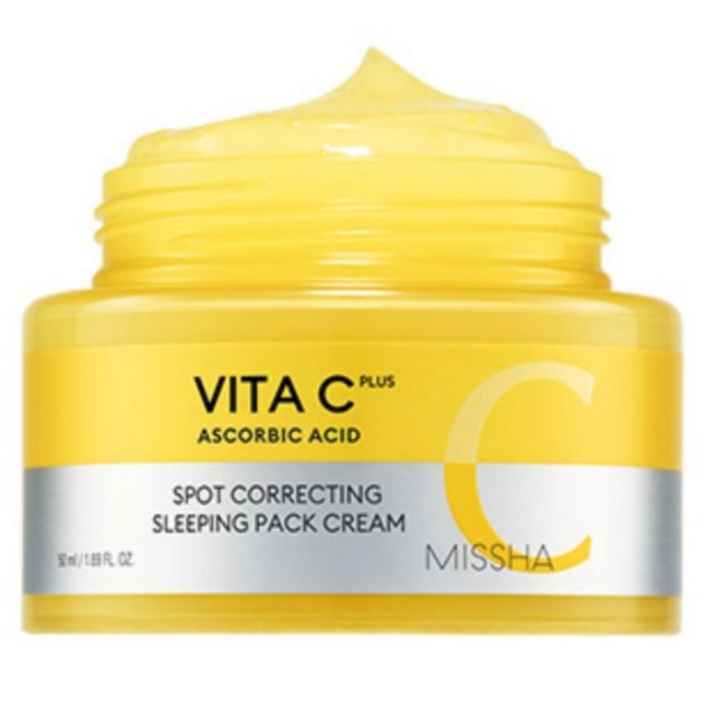 MISSHA  Vita C Plus Sleeping Pack Cream, 50ml, 1ea