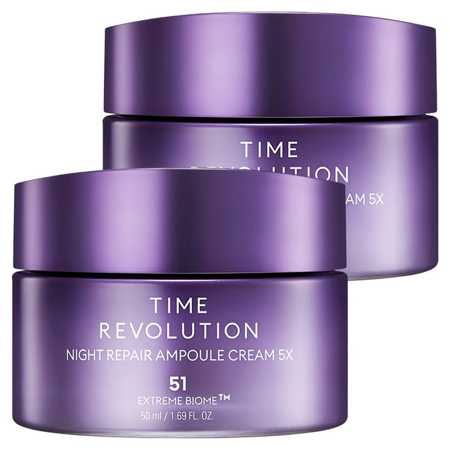 MISSHA  Time Revolution Night Repair Ampoule Cream 5X, 50ml, 2 Count