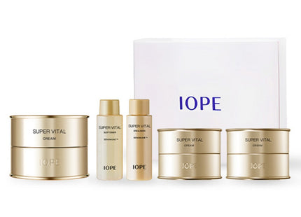 IOPE  SUPER VITAL CREAM SET 50ML + 18ML+18ML+10ML*2