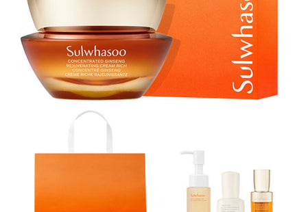 SULWHASOO Concentrated Ginseng Renewing Cream Rich 50ml + Shopping Bag Set
